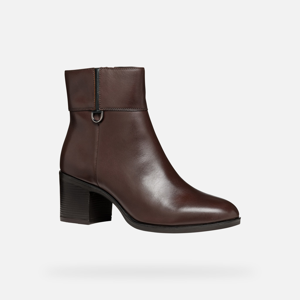 Geox New Asheel Mujer D46FSC00043C6238 Botines Tacón Medio