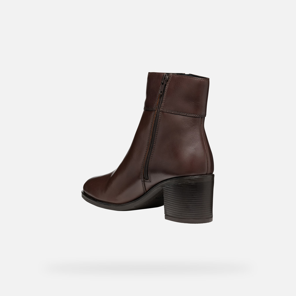 Geox New Asheel Mujer D46FSC00043C6238 Botines Tacón Medio