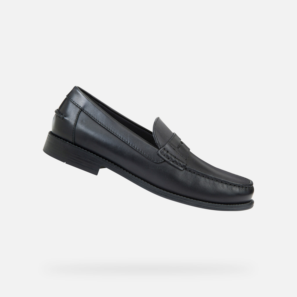 Geox new damon hombre U641ZB00043C9999 Mocasines de cuero