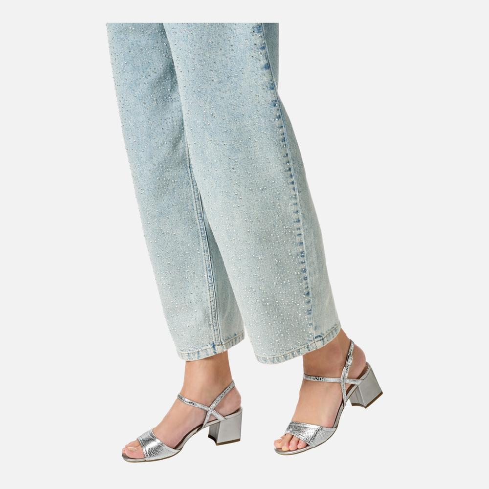 Geox New Eraklia 50 Mujer D45RNB000KYC1007 Sandalias Tacón Medio