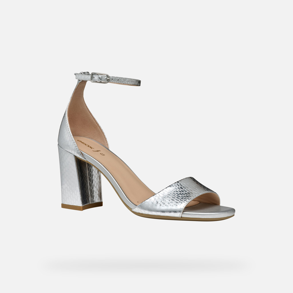 Geox New Eraklia 80 Mujer D35RPA000KYC1007 Sandalias Tacón Alto