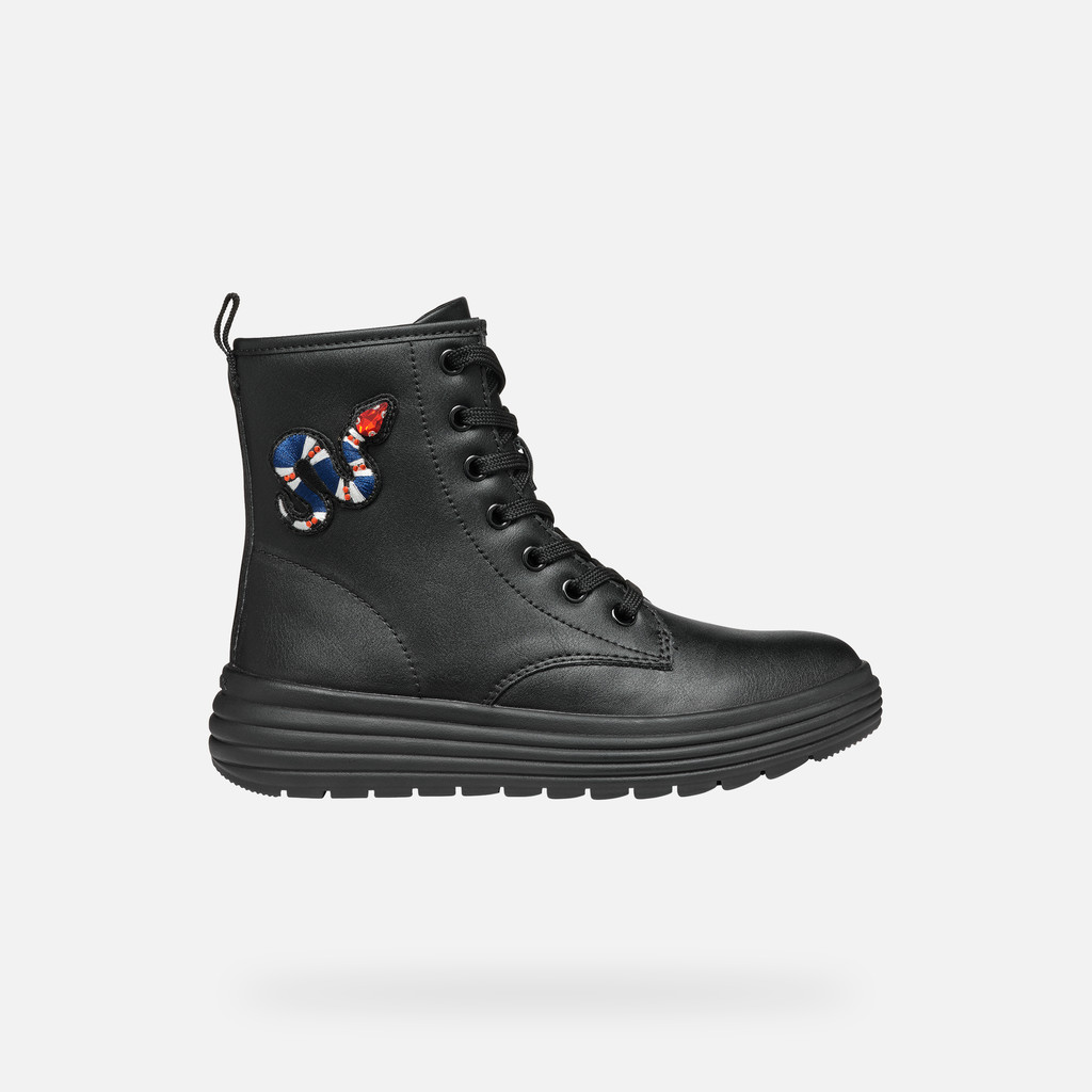 Geox Phaolae Niña J46ETD000BCC9999 Botines Con Cordones