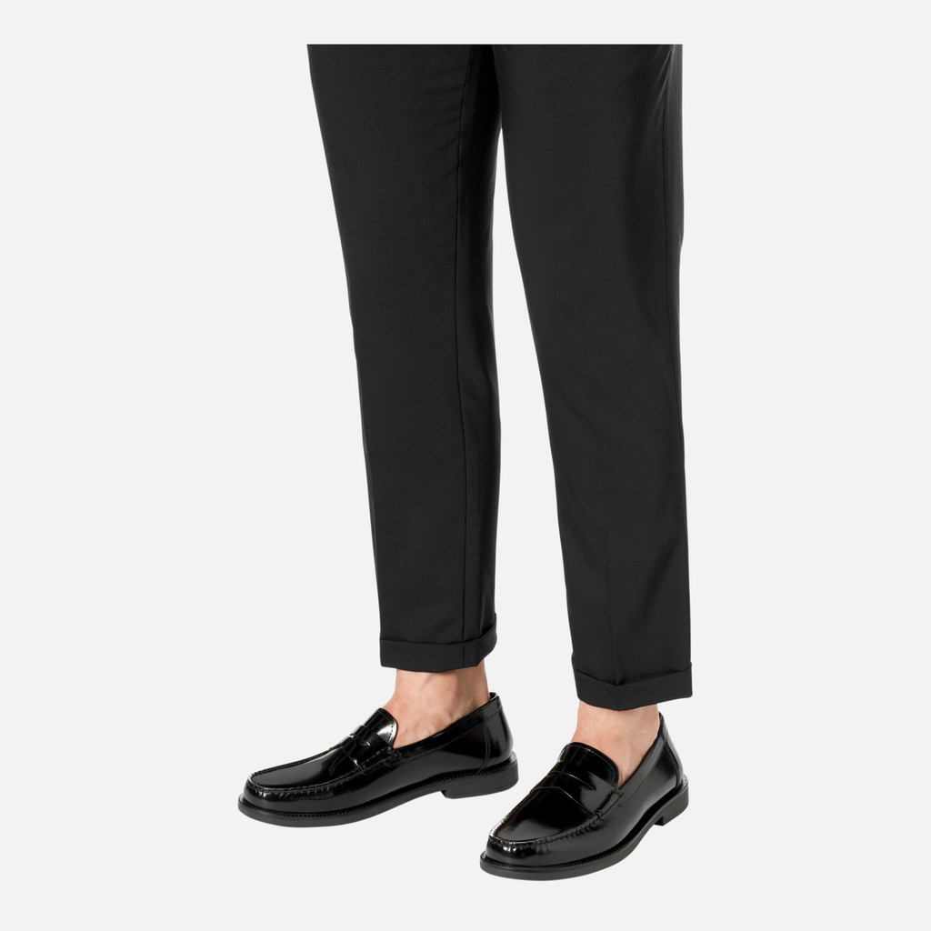 Geox Recanati Hombre U55HVB00038C9999 Mocasines De Cuero