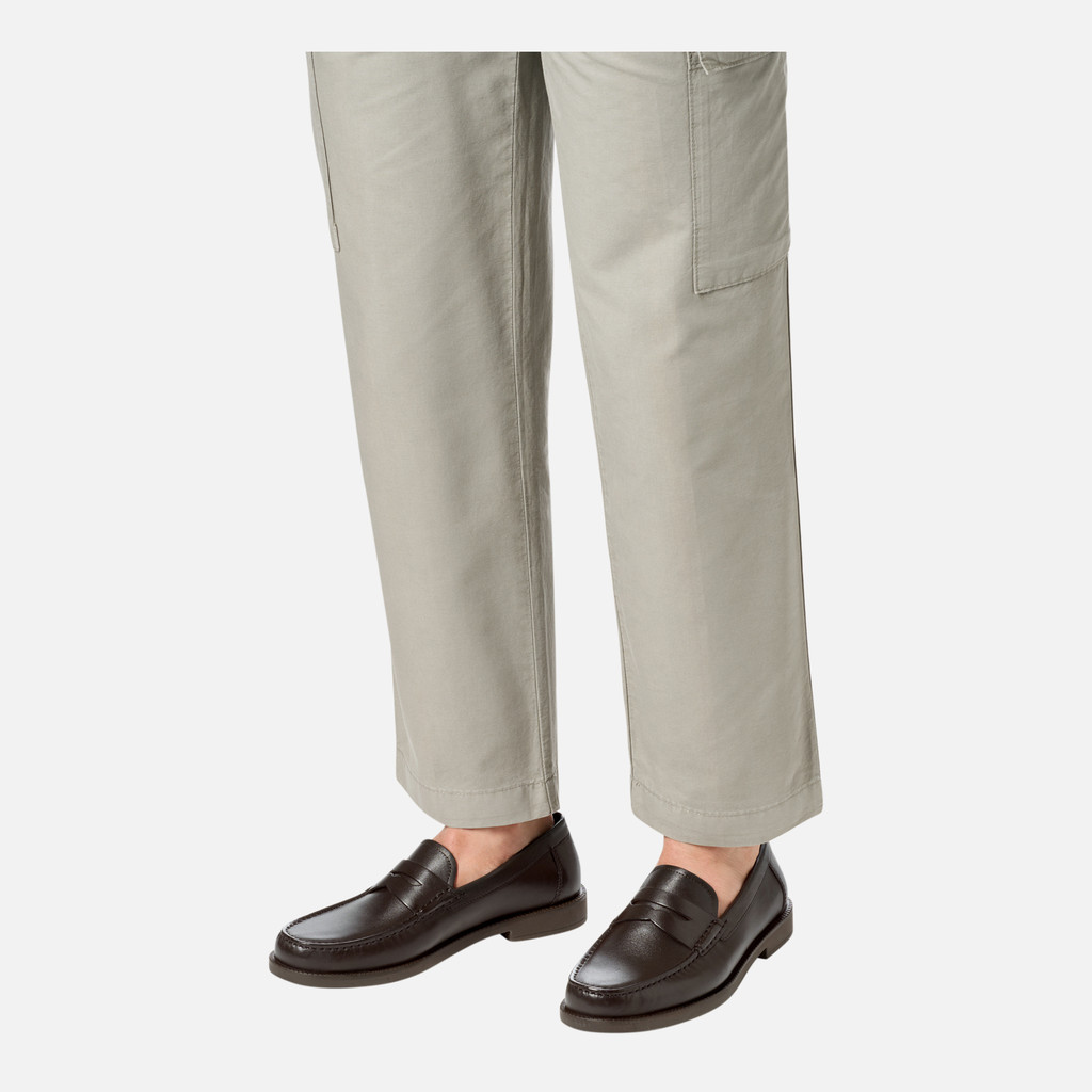 Geox Recanati Hombre U55HVD00043C6009 Mocasines De Cuero