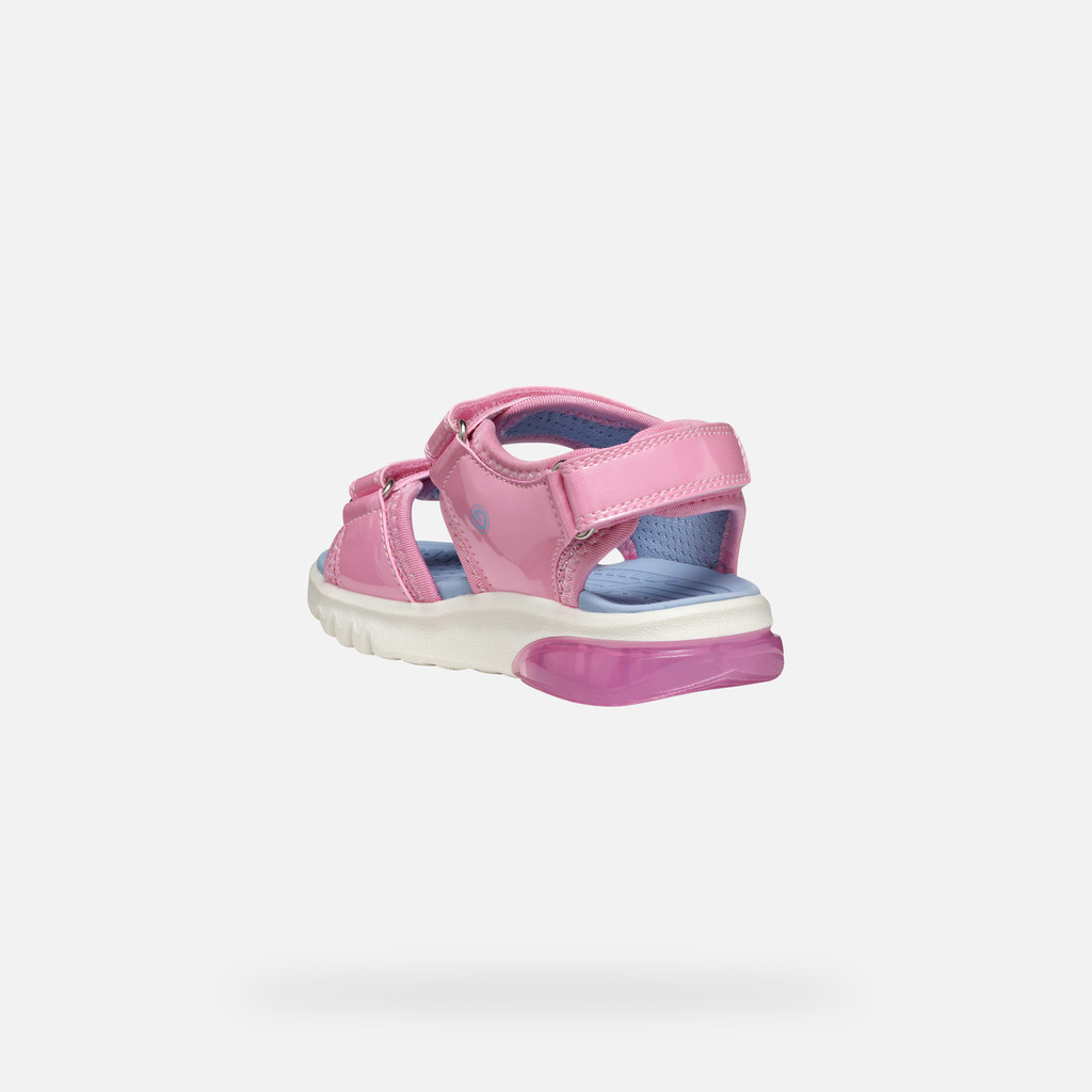 Geox Sandal Ciberdron Niña J55MWA0ASKNCE8E4 Sandalias Con Luces