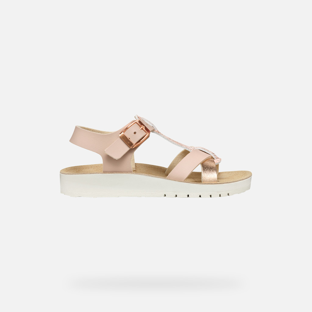 Geox Sandal Costarei Niña J45EAG054BJC8WH8 Sandalias Abiertas