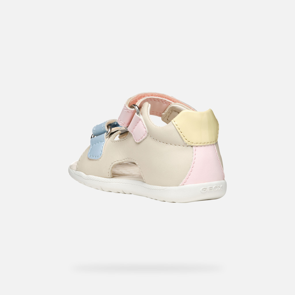 Geox Sandal Macchia Bebé Niña B254WA08502C1M2M Sandalias Con Correa