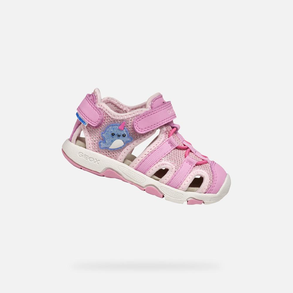 Geox sandal multy niña pequeña B550DA0AS50C8006 Sandalias cerradas