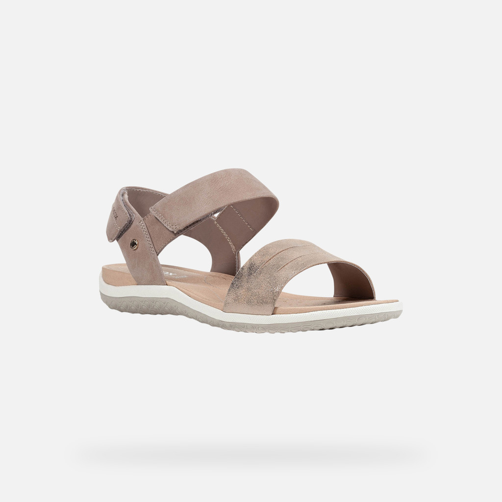 Geox Sandal Vega Mujer D02R6F09ACFC5004 Sandalias Planas