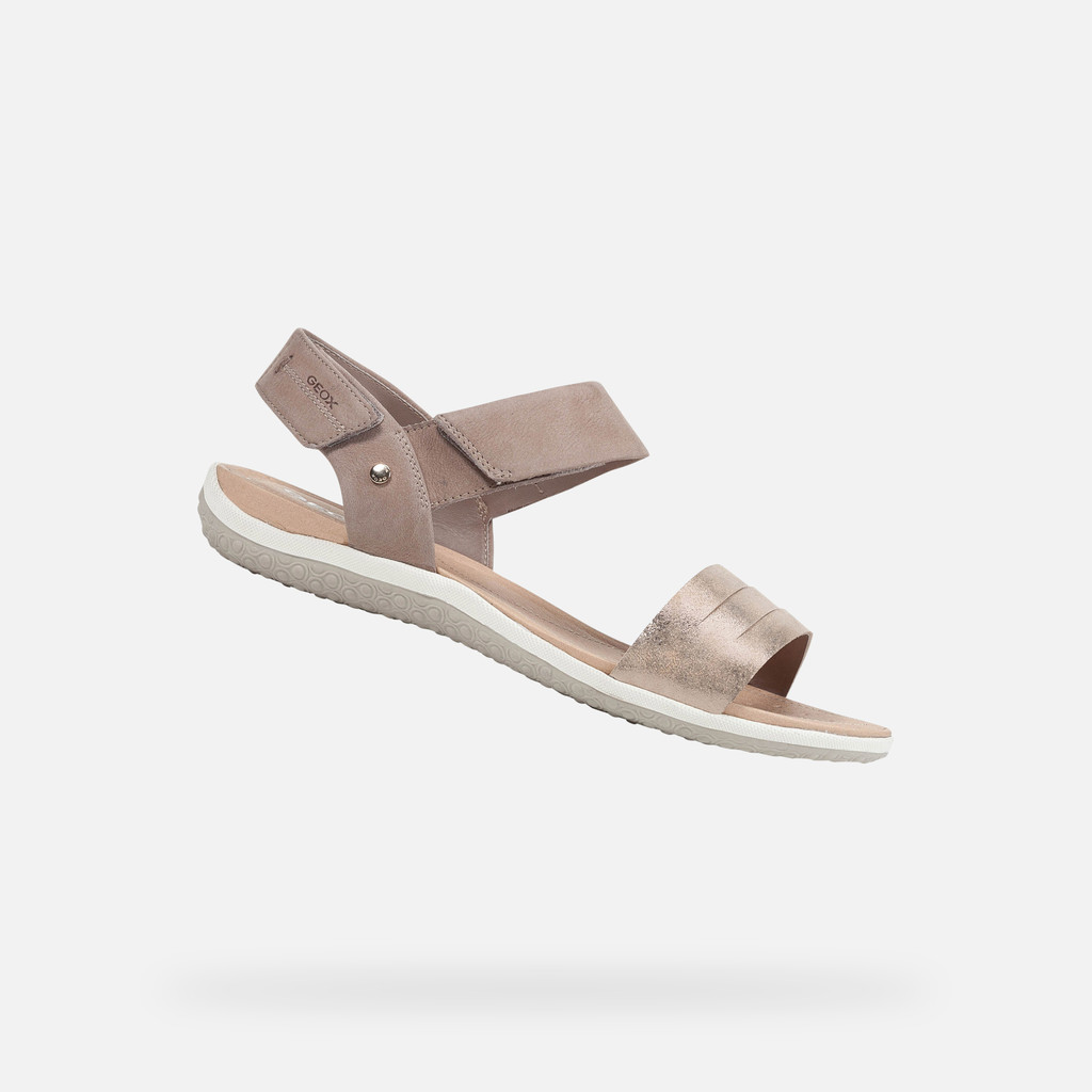 Geox sandal vega mujer D02R6F09ACFC5004 Sandalias planas