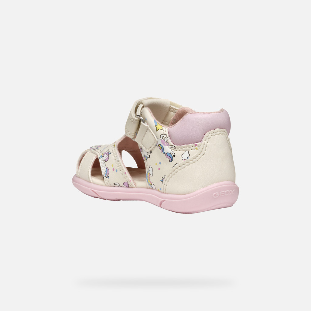 Geox Sandal Zapito Bebé Niña B556FB000BCC0175 Sandalias Cerradas