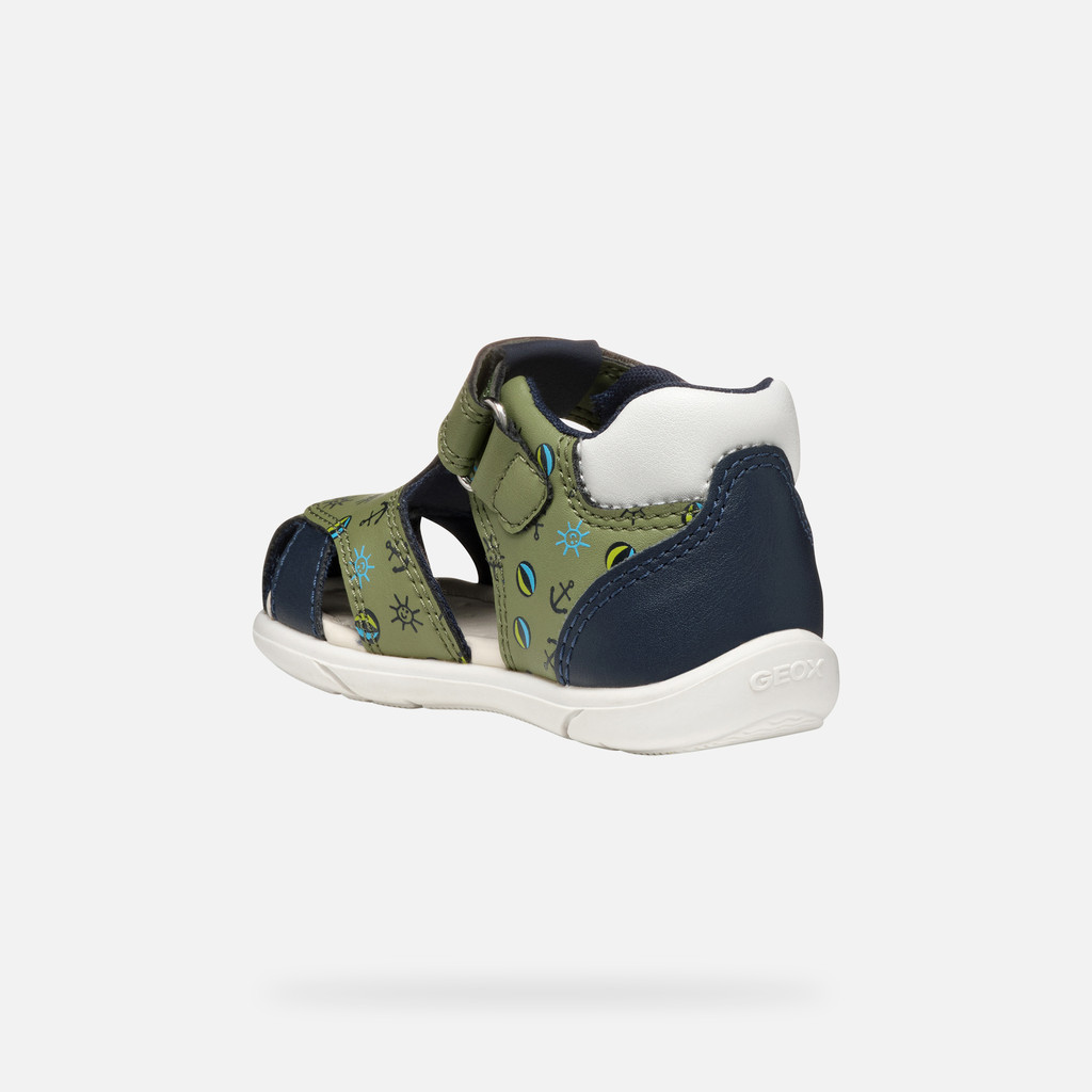 Geox Sandal Zapito Bebé Niño B556EC05404CE3F4 Sandalias Cerradas