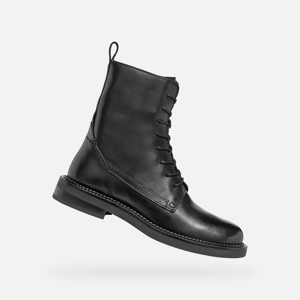 Geox serilda mujer D46WYG00043C9999 Botines con cordones