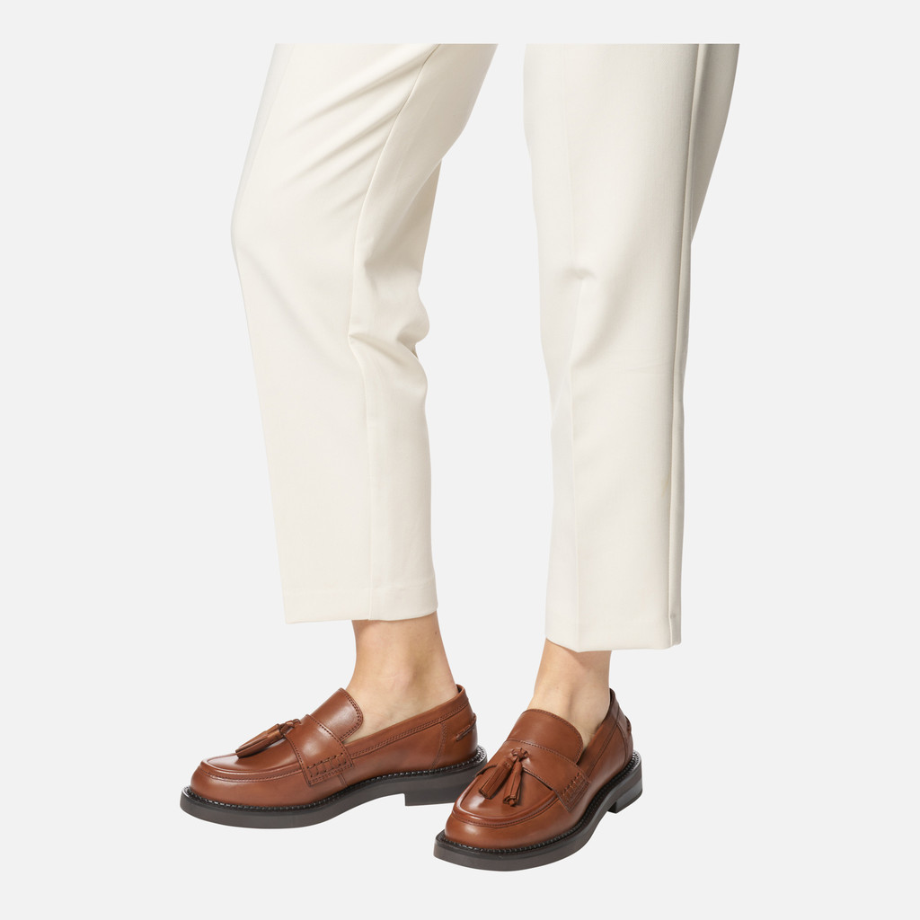 Geox Serilda Mujer D46WYH00043C6002 Mocasines De Cuero