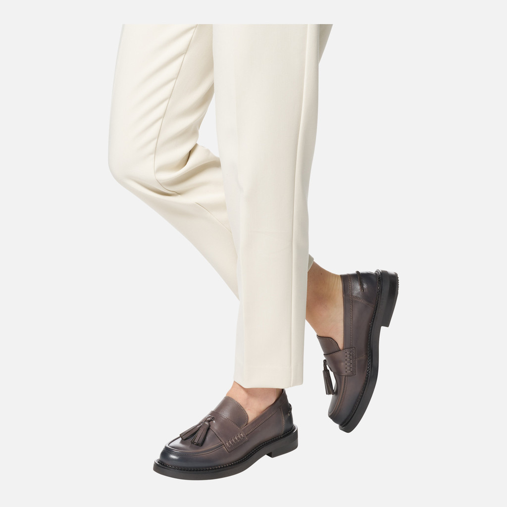 Geox Serilda Mujer D46WYH00043C6029 Mocasines De Cuero