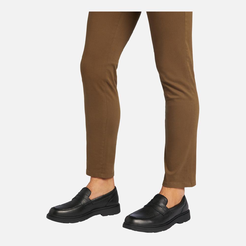 Geox Spherica Ec1 Hombre U36D1A00046C9997 Mocasines De Cuero