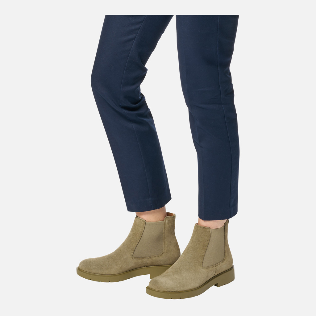 Geox Spherica Ec1 Mujer D16QRC00022C3704 Botas Chelsea