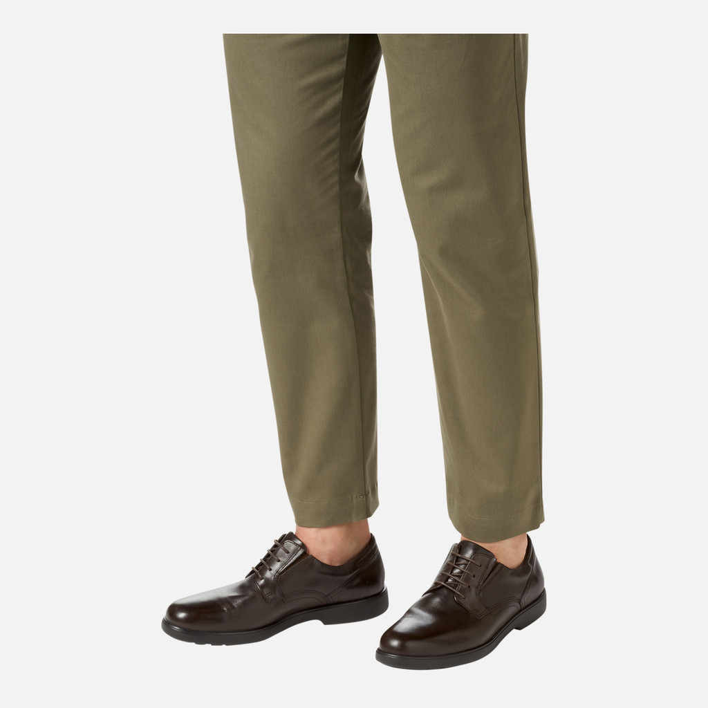 Geox Spherica Ec11 Hombre U35EFA00043C6009 Zapatos De Piel