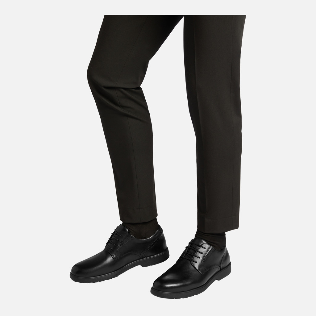 Geox Spherica Ec11 Hombre U35EFA00043C9999 Zapatos De Piel