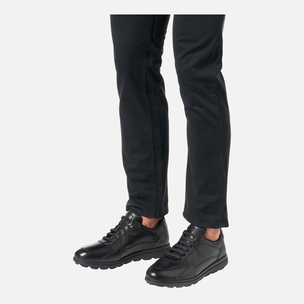 Geox Spherica Ec12 Hombre U45GRA00043C9999 Zapatos De Piel