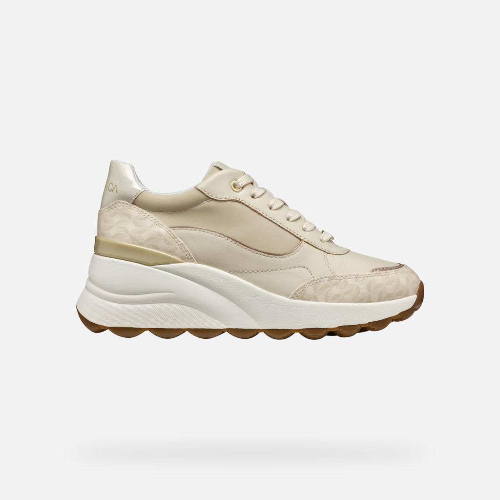 Geox Spherica Ec13 Mujer D45WAA08504C1122 Zapatillas De Cuña