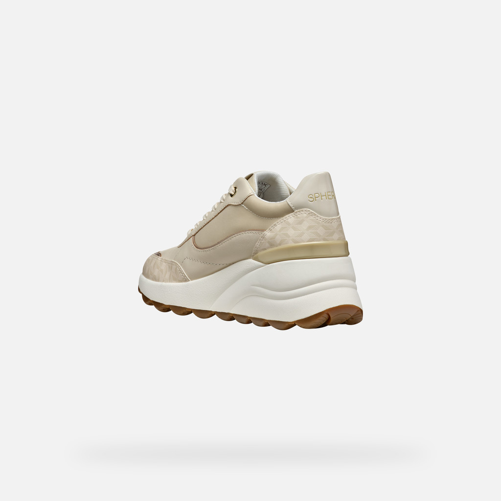 Geox Spherica Ec13 Mujer D45WAA08504C1122 Zapatillas De Cuña