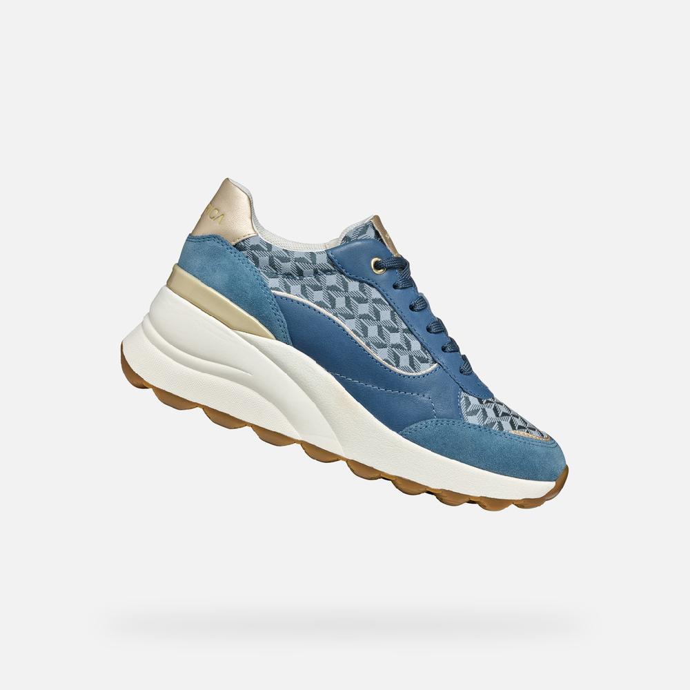 Geox spherica ec13 mujer D45WAA085DSC4005 Zapatillas de cuña