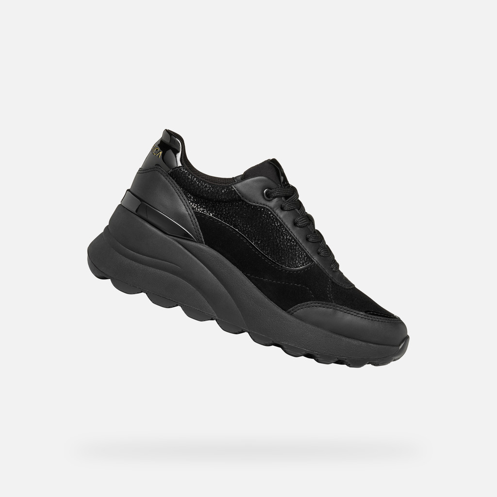 Geox spherica ec13 mujer D45WAA0JS85C9999 Zapatillas de cuña