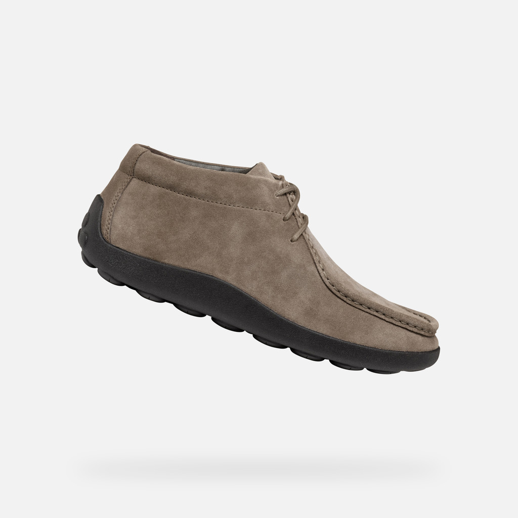 Geox spherica ec14 hombre U46HLB00022C1018 Mocasines de ante