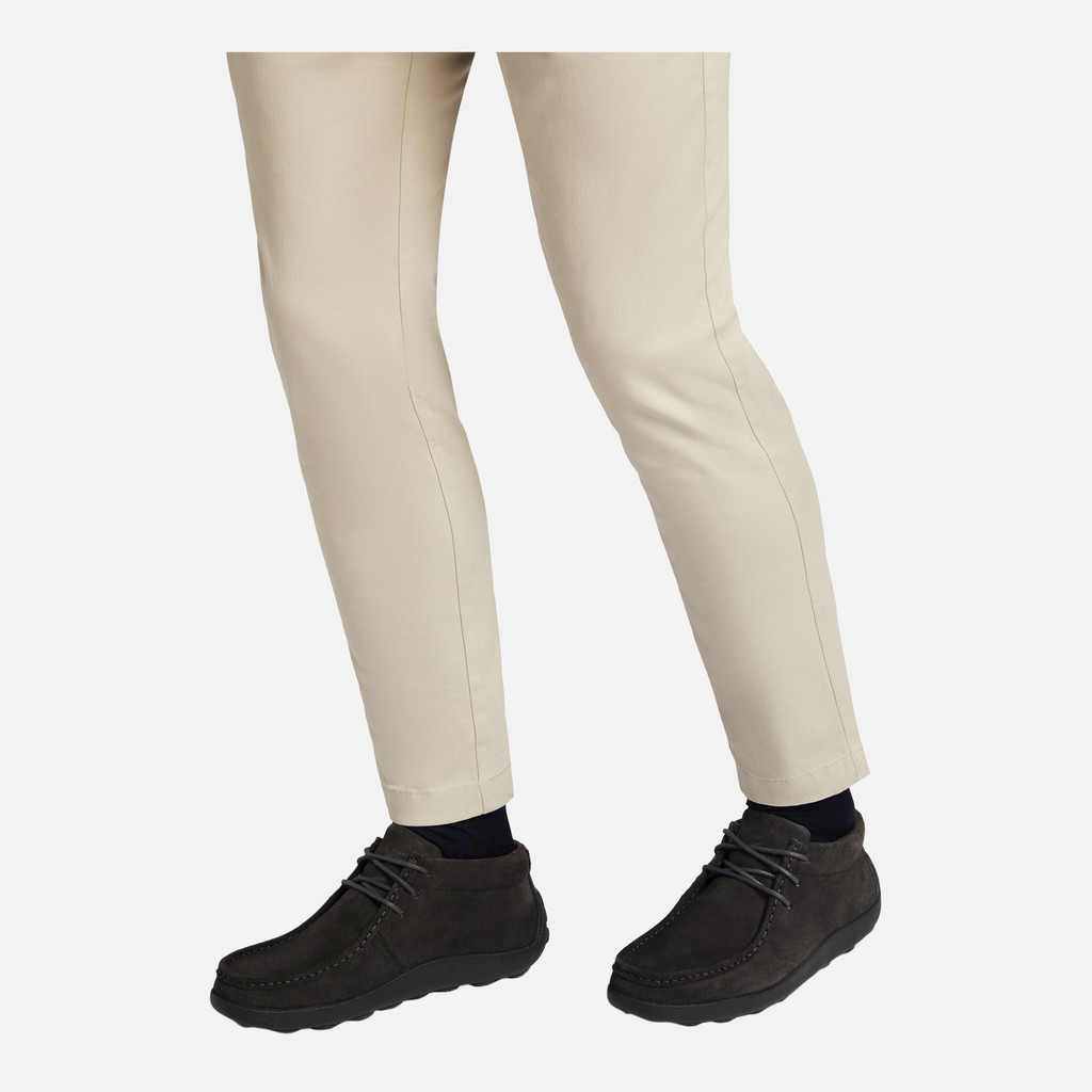 Geox Spherica Ec14 Hombre U46HLB00022C6024 Mocasines De Ante