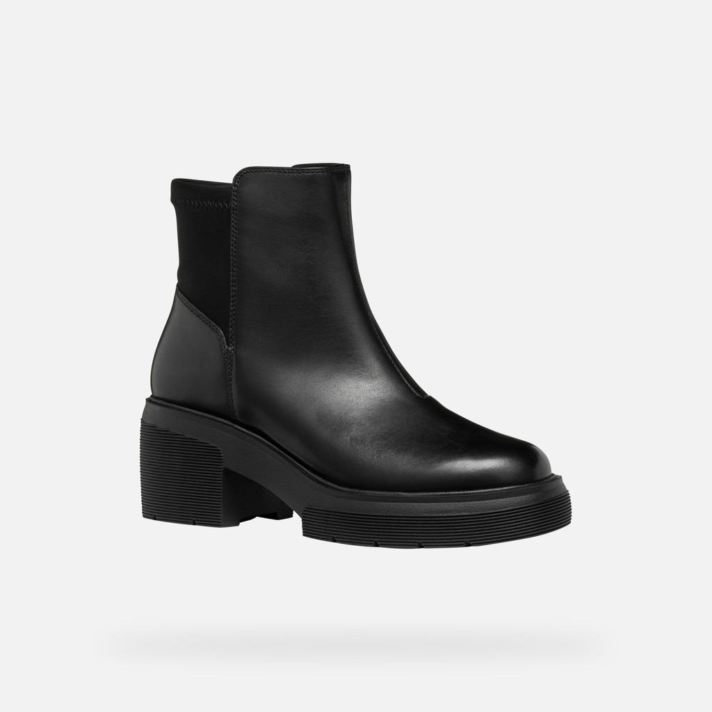 Geox Spherica Ec15 Mujer D46WWA04315C9999 Botines Tacón Medio