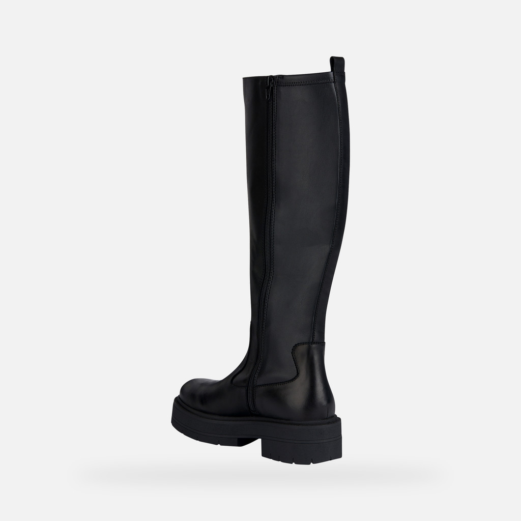Geox Spherica Ec7 Mujer D36VDF043BCC9999 Botas De Cuero