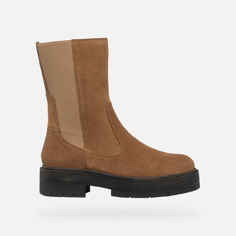 Geox Spherica Ec7 Mujer D36VDK00022C6372 Botas Chelsea