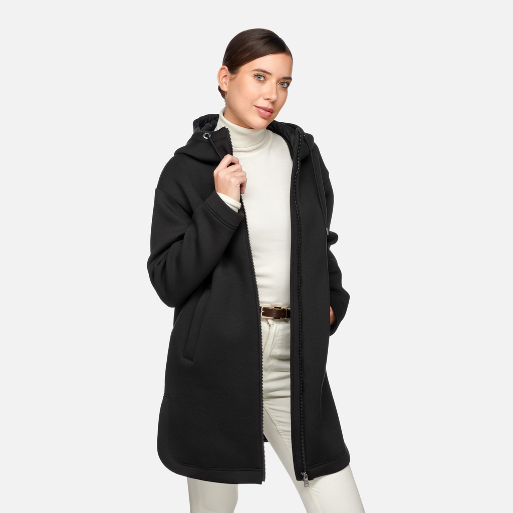 Geox Sweater Mujer W4675BT3175F9000 Sudadera Con Capucha