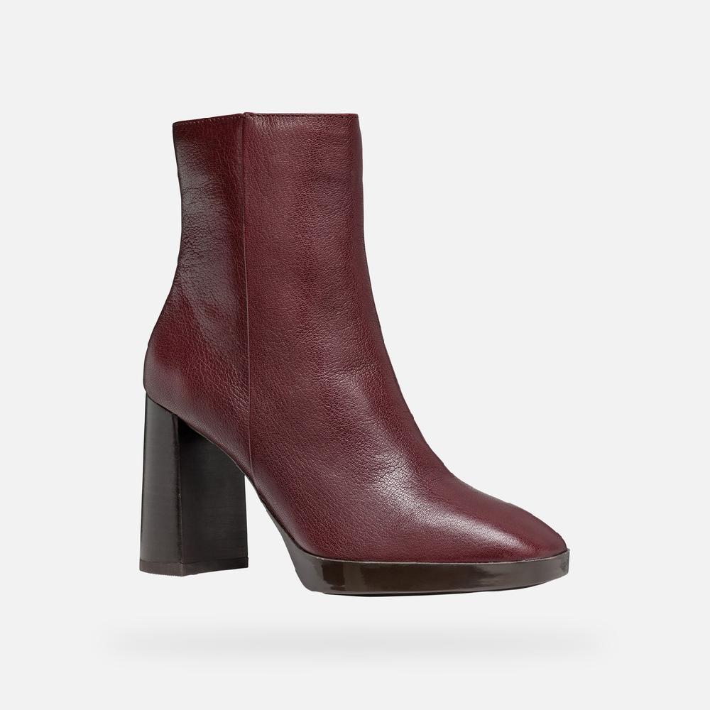 Geox Teulada Mujer D36VLC000TCC7011 Botines De Tacón Alto