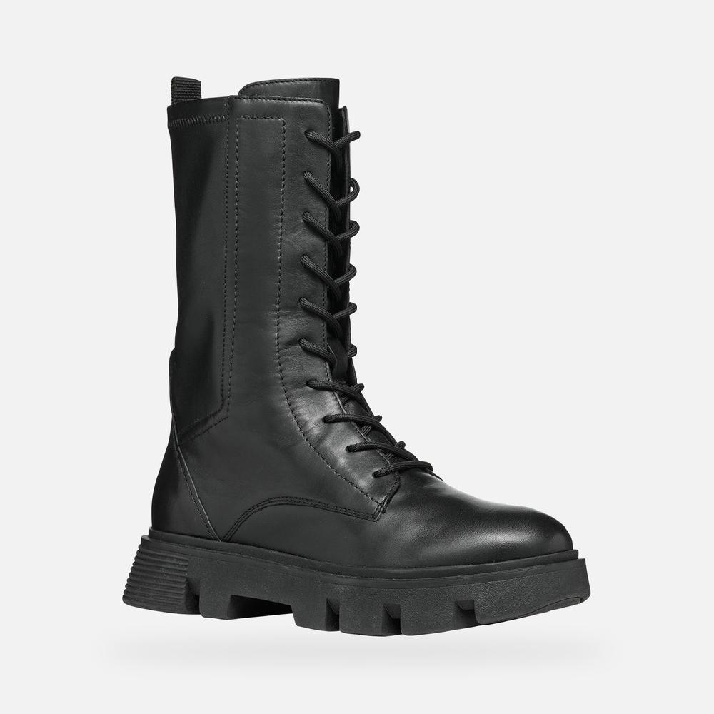 Geox Vilde Mujer D26UAH043KBC9997 Botines Con Cordones