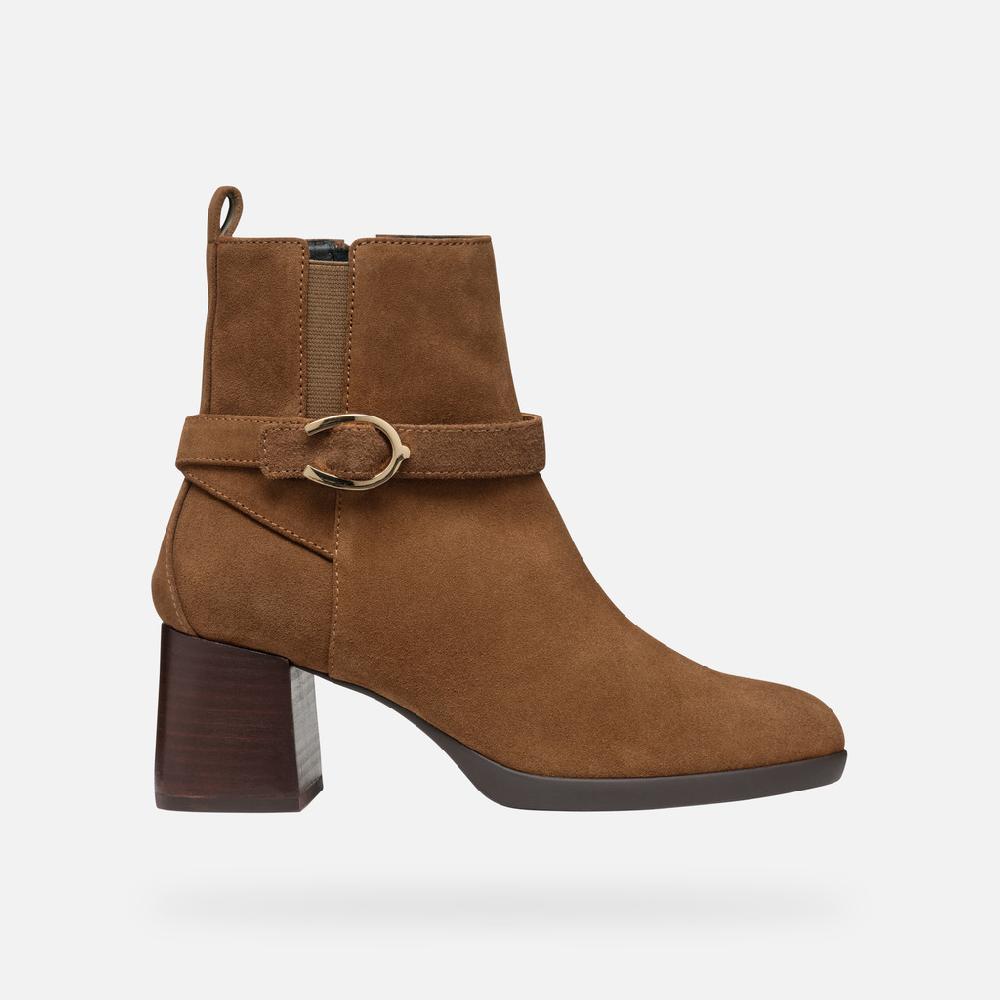 Geox Walk Pleasure 55 Mujer D46XBA00022C6372 Botines Tacón Medio