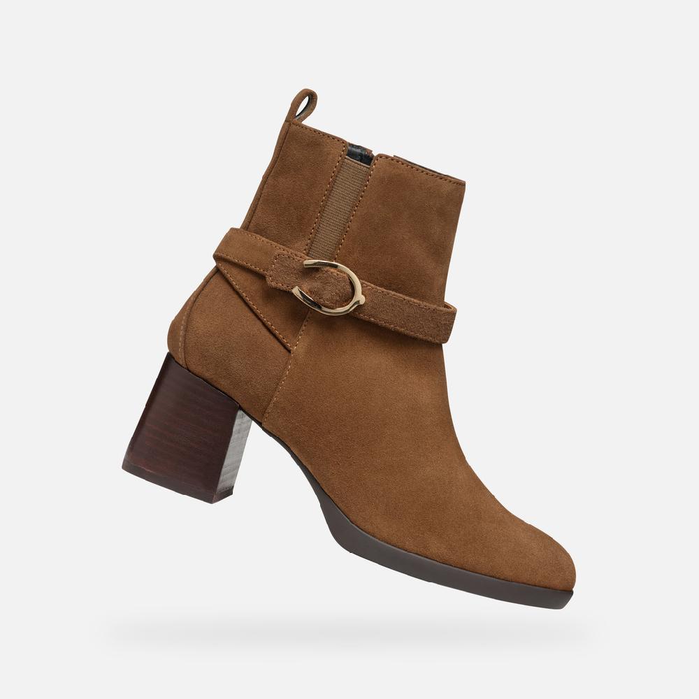 Geox walk pleasure 55 mujer D46XBA00022C6372 Botines tacón medio