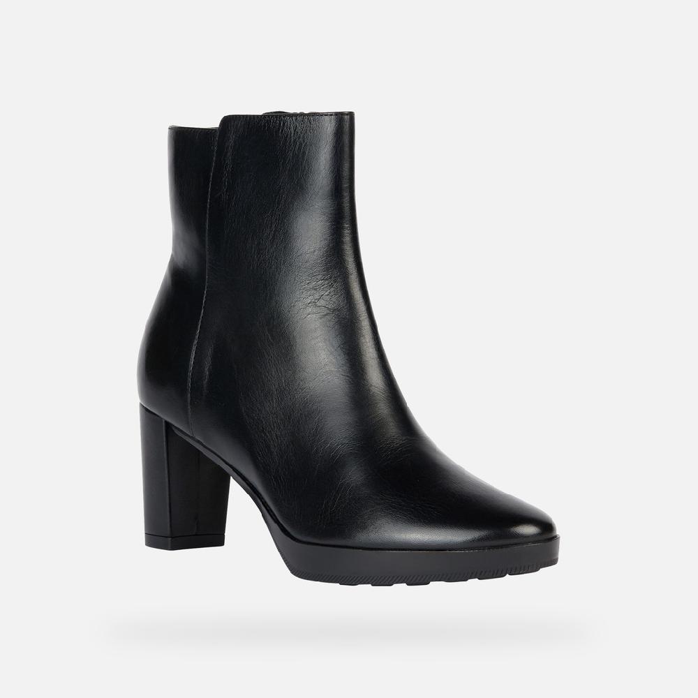 Geox Walk Pleasure 60 Mujer D36TEC00043C9999 Botines De Tacón Alto