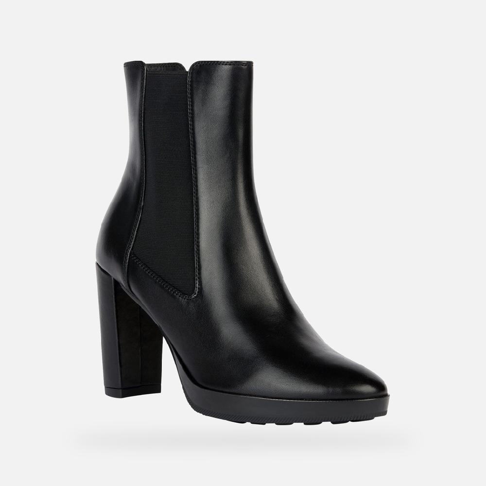 Geox Walk Pleasure 85 Mujer D35TFC00043C9999 Botines De Tacón Alto