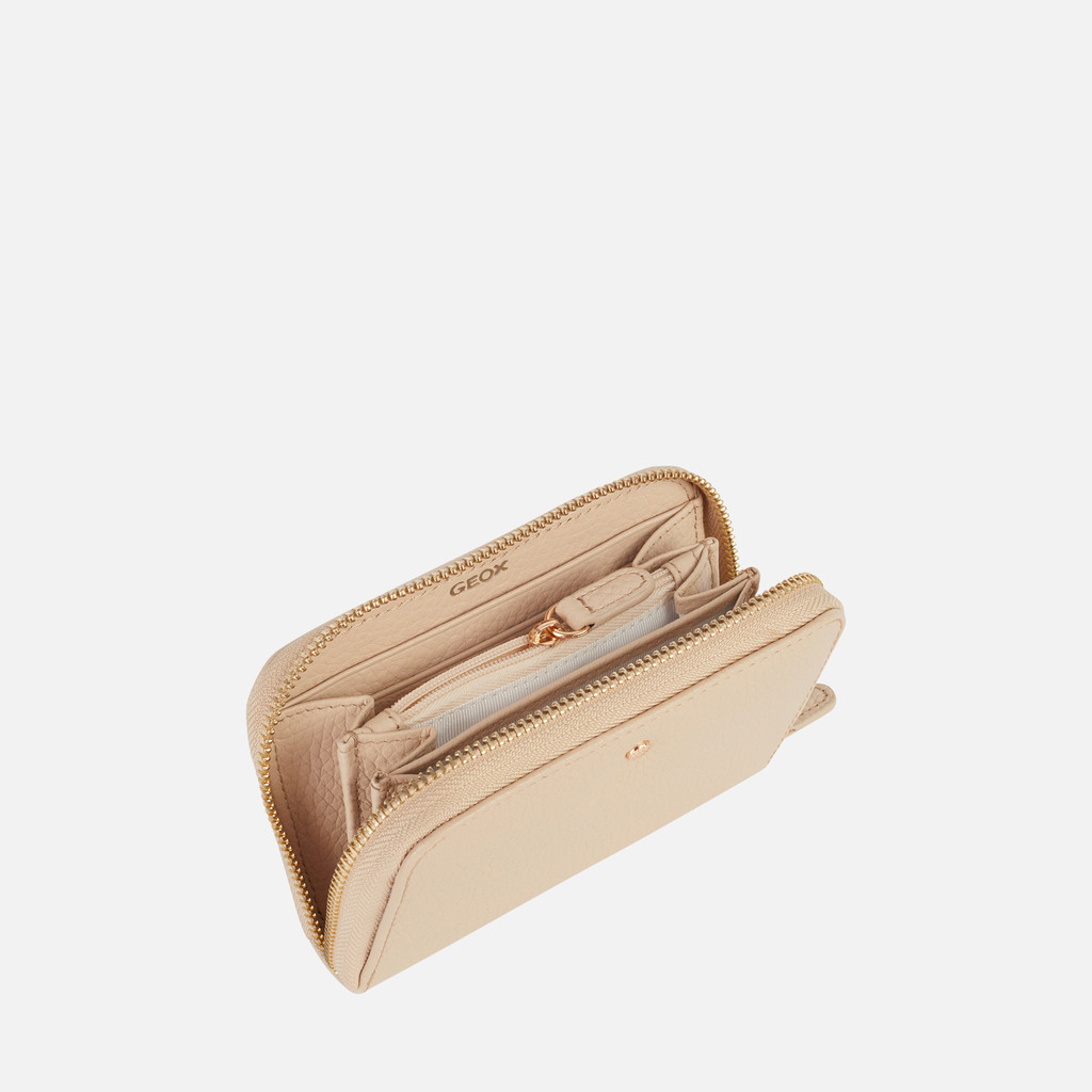 Geox Wallet Mujer D35K3G00046C1002 Cartera Con Cremallera