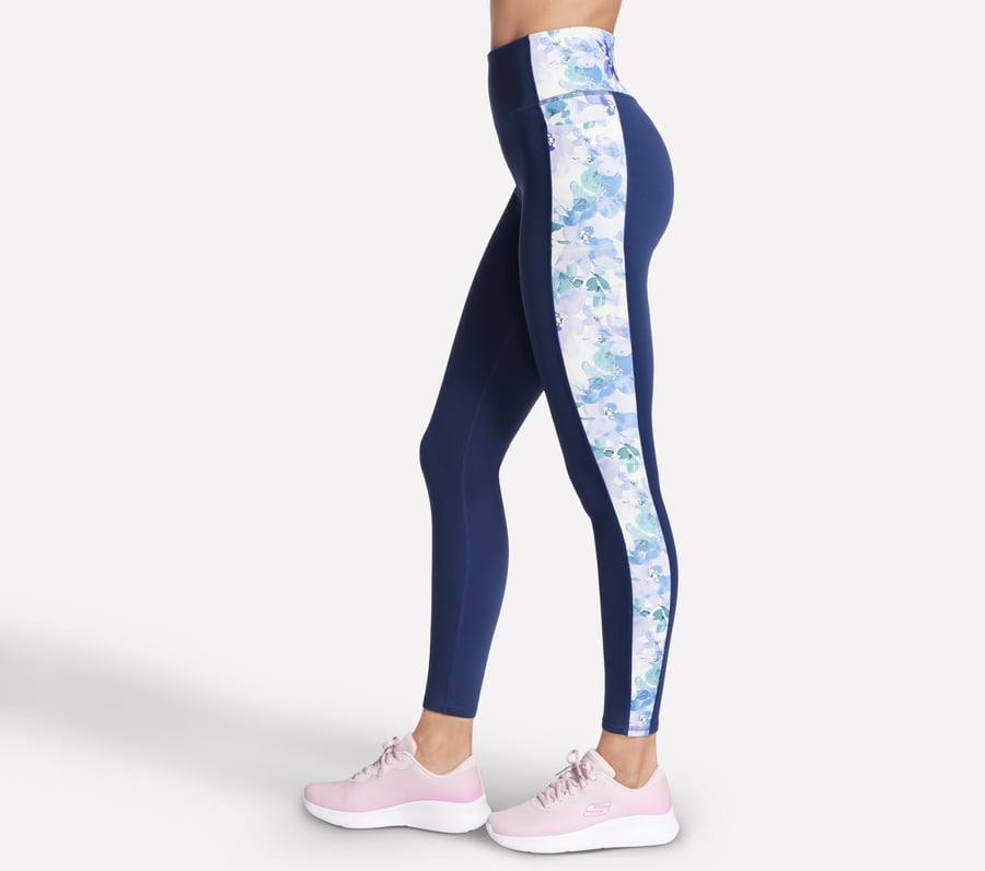 Skechers GO WALK Seascape Floral Full Length High-Waisted Legging