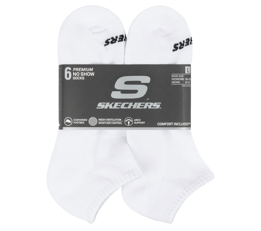 Skechers 6 Pack Core Low Cut Large Socks