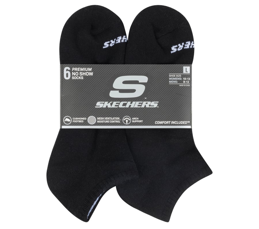 Skechers 6 Pack Core Low Cut Large Socks