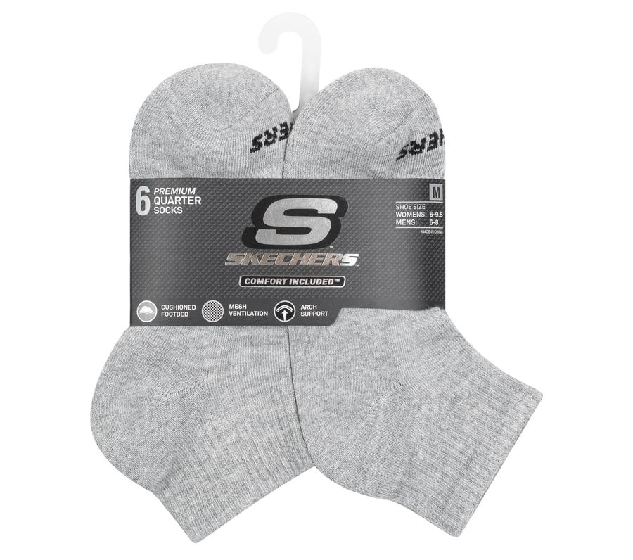 Skechers 6 Pack Core Quarter Medium Socks