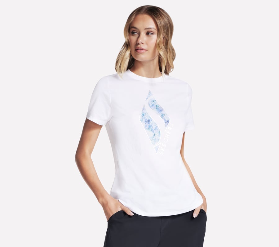 Skechers Floral Diamond Classic Crew Tee
