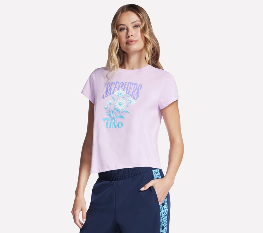 Skechers Uno Classic Fit Flower Tee