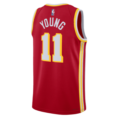 Nike Atlanta Hawks Icon Edition 2022/23Camiseta Nike Dri-FIT NBA Swingman - Hombre
