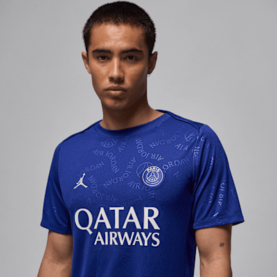 Nike Cuarta Equipación Academy Pro París Saint-GermainParte De Arriba De Fútbol De Manga Corta Para Antes Del Partido Jordan Dri-FIT - Hombre
