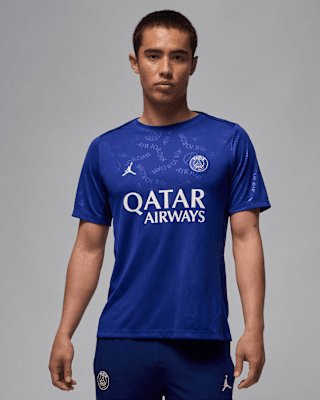 Nike Cuarta equipación Academy Pro París Saint-GermainParte de arriba de fútbol de manga corta para antes del partido Jordan Dri-FIT - Hombre